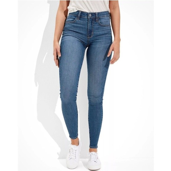 American Eagle Outfitters Denim - American Eagle Jeans 360 Ne(x)t Level Stretch Jegging Women’s Size 0 Blue Denim